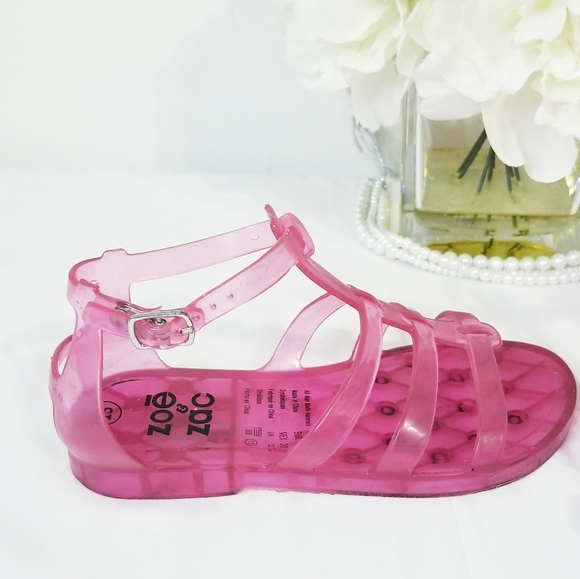 Zoe & Zac Pink Jelly Sandals - Picture 3 of 7
